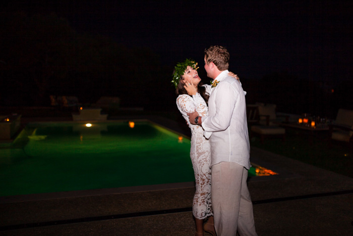 bride and groom dance