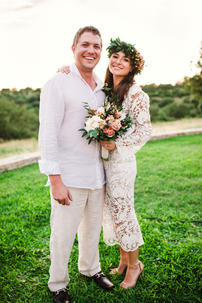 bride and groom portrait