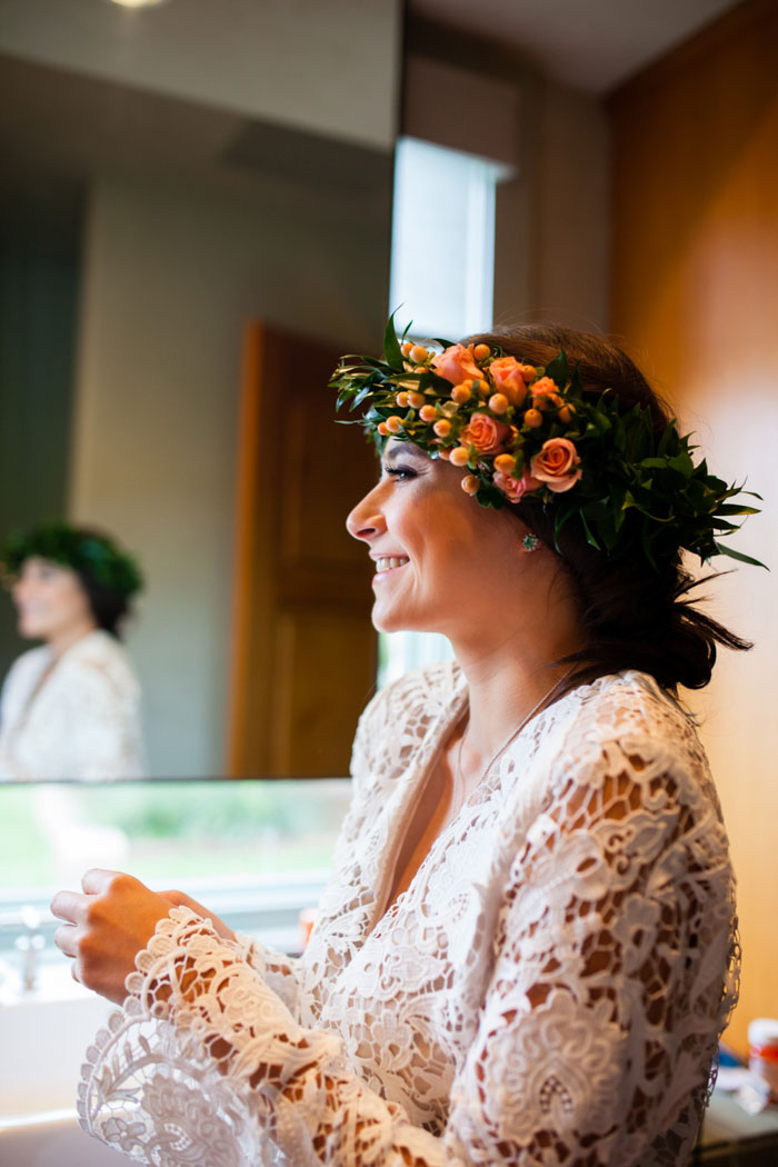 bride getting ready