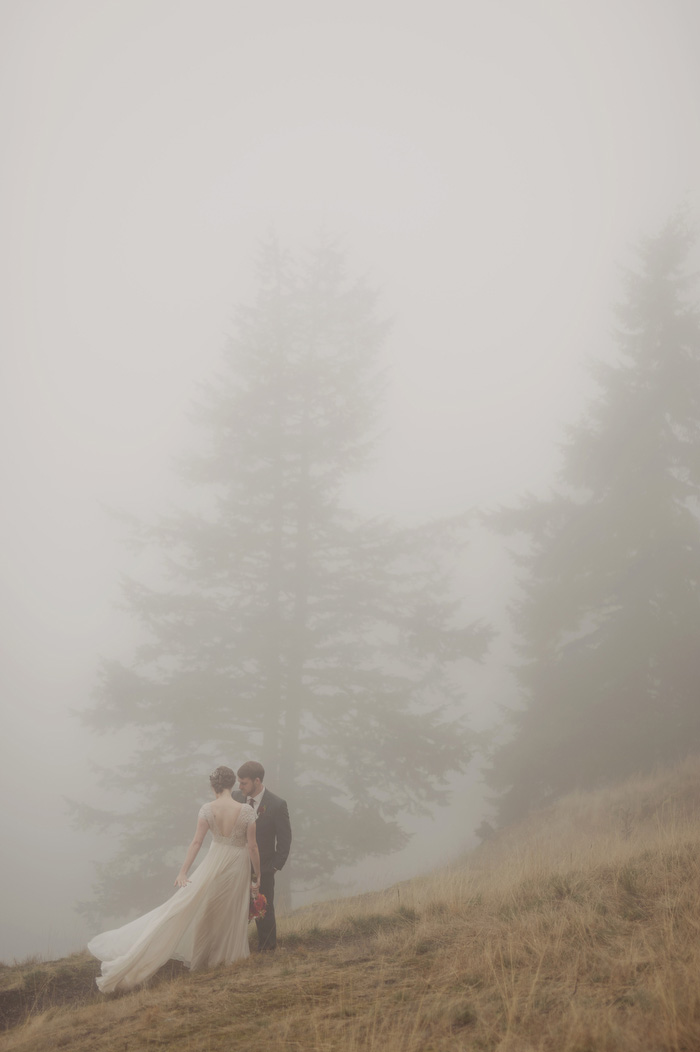 Foggy Orcas Island Wedding