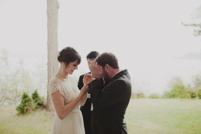 Orcas Island wedding ceremony