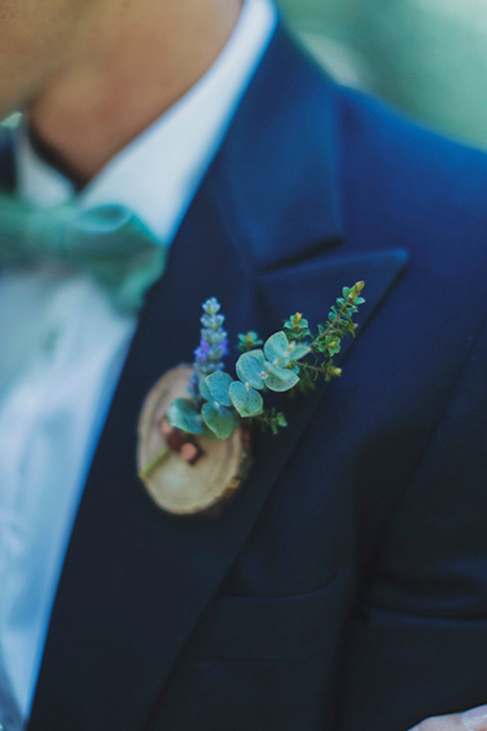 blue-boutonniere