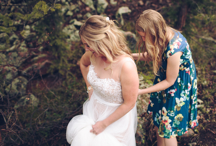 bride getting ready