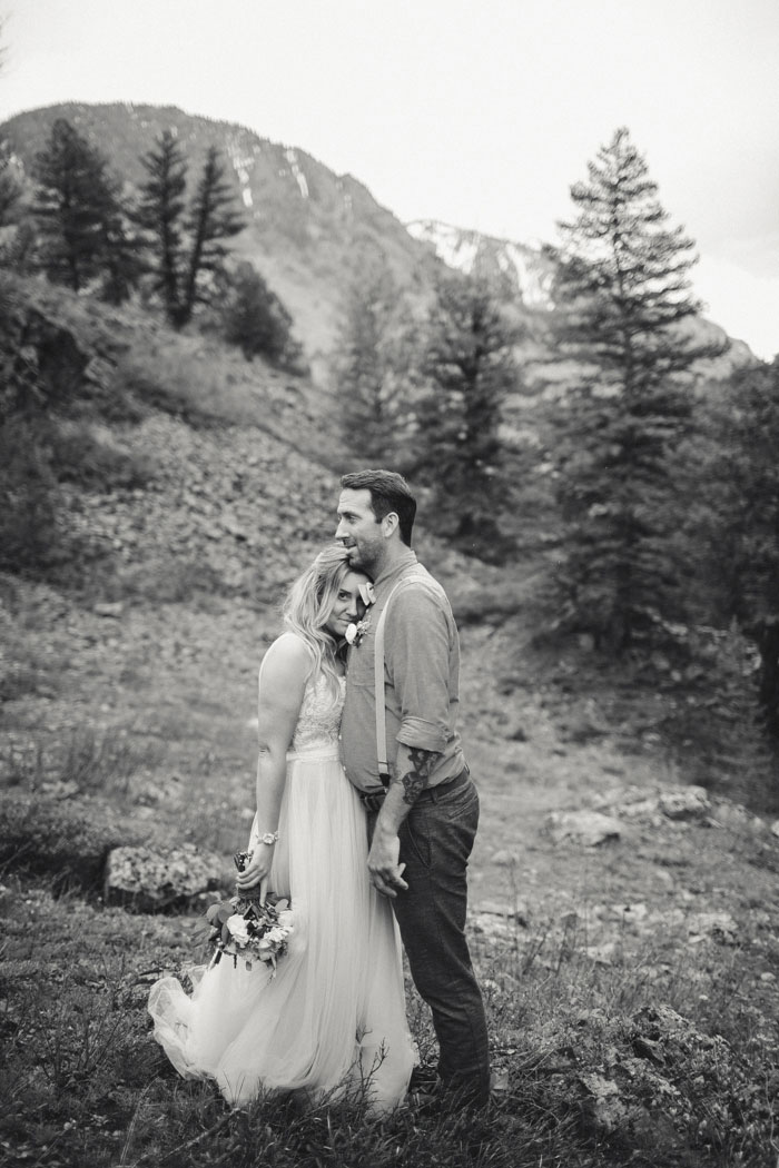 bride and groom portrait