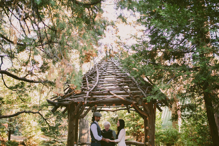 mountain elopement ceremony