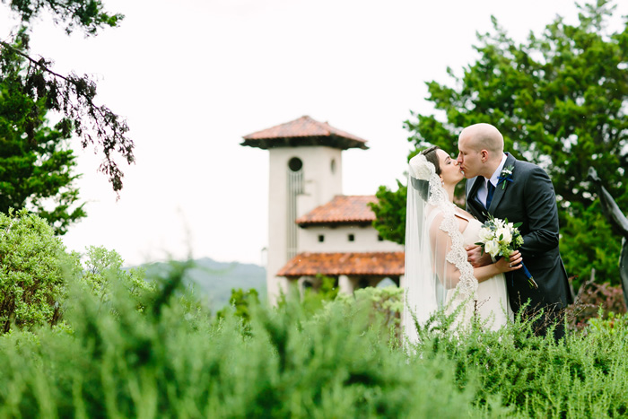 bride and groom portrait at Chapel Dulcinea