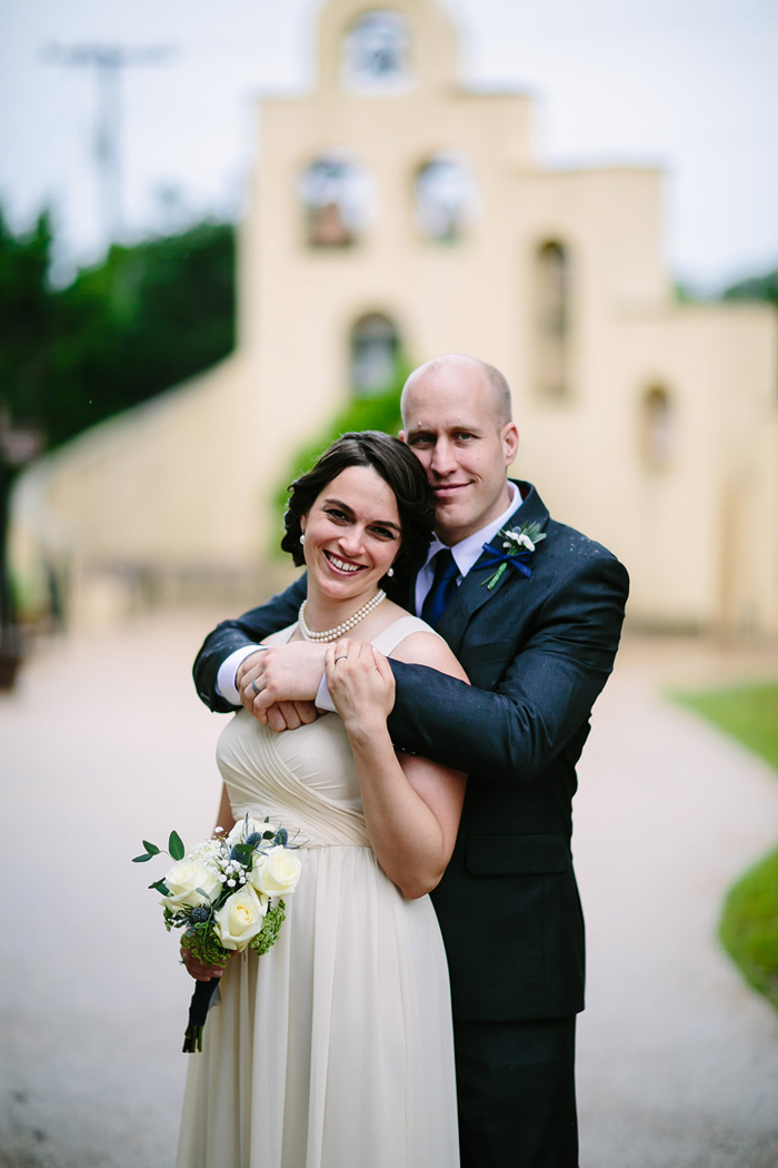 bride and groom portrait at Chapel Dulcinea