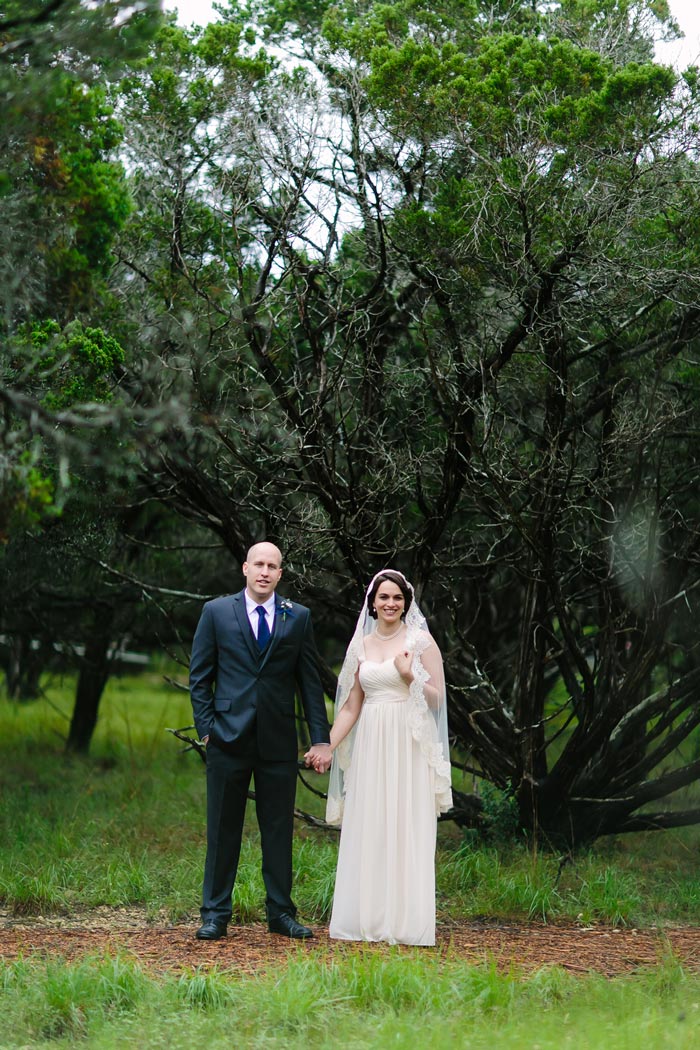 bride and groom portrait