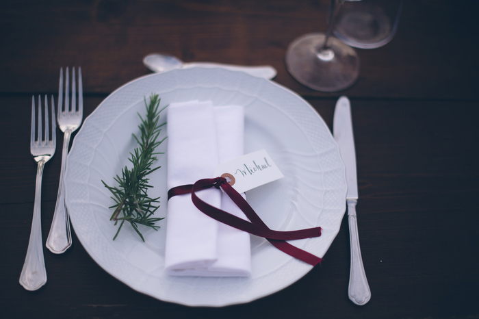 wedding place setting