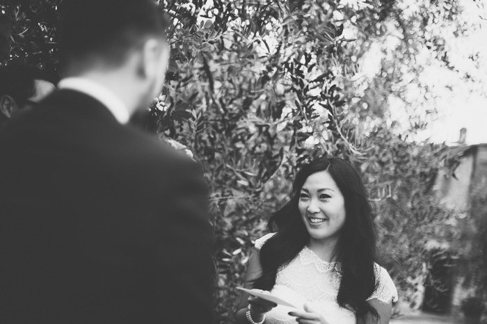 bride during wedding ceremony