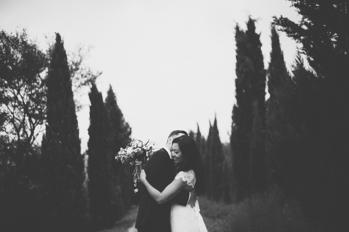 wedding portrait in Tuscany