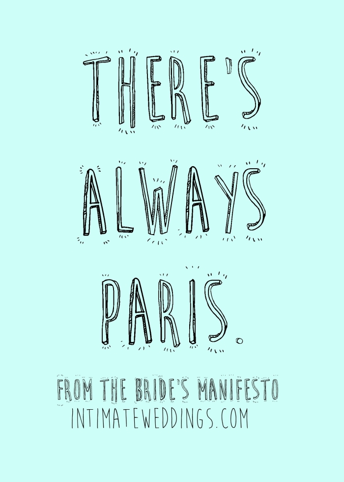 paris brides manifesto