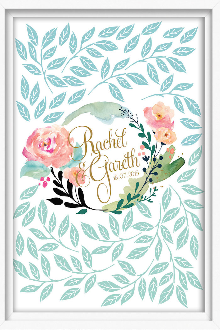 mint-wedding-guestbook