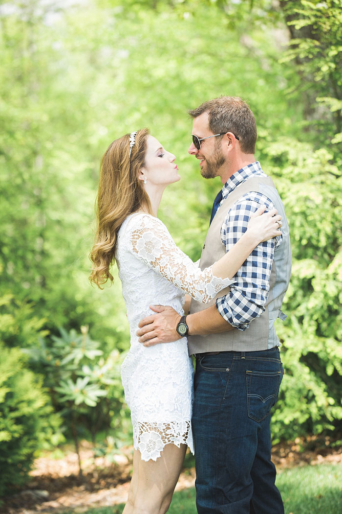 bride and groom first look