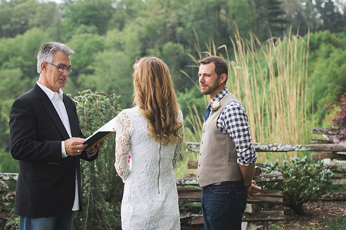 North Carolina elopement ceremony