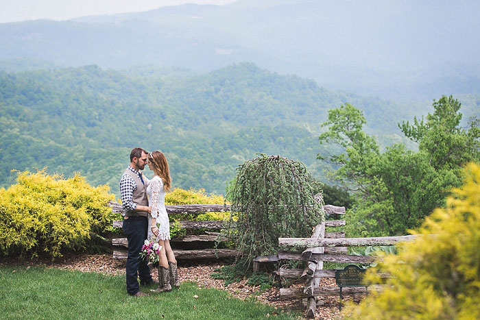 North Carolina elopement portrait