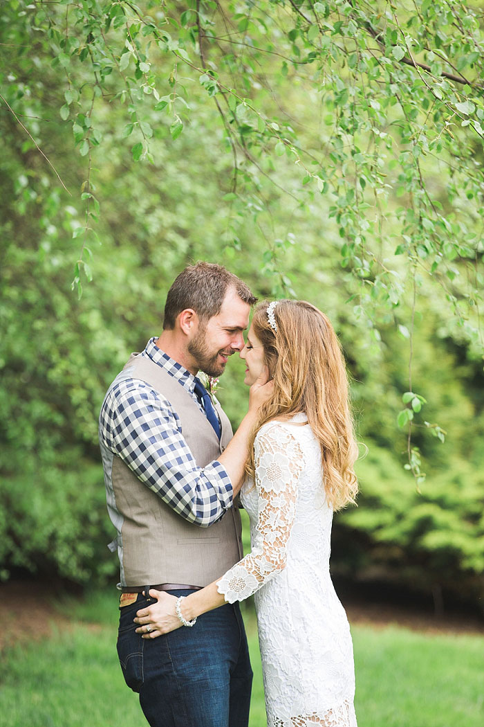 bride and groom portrait