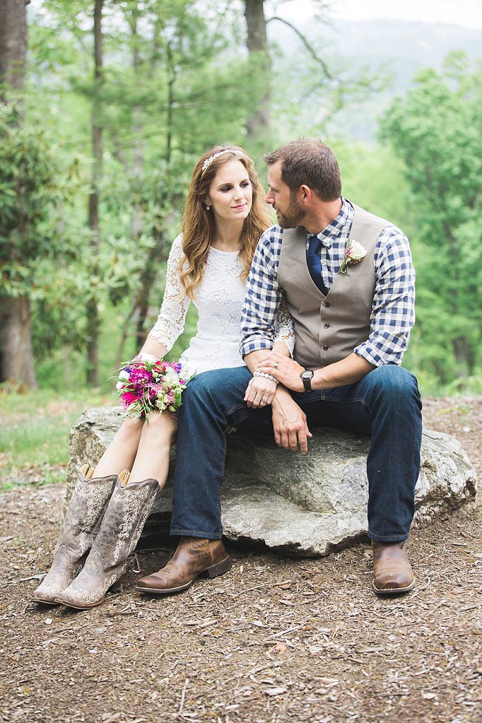 North Carolina elopement portrait