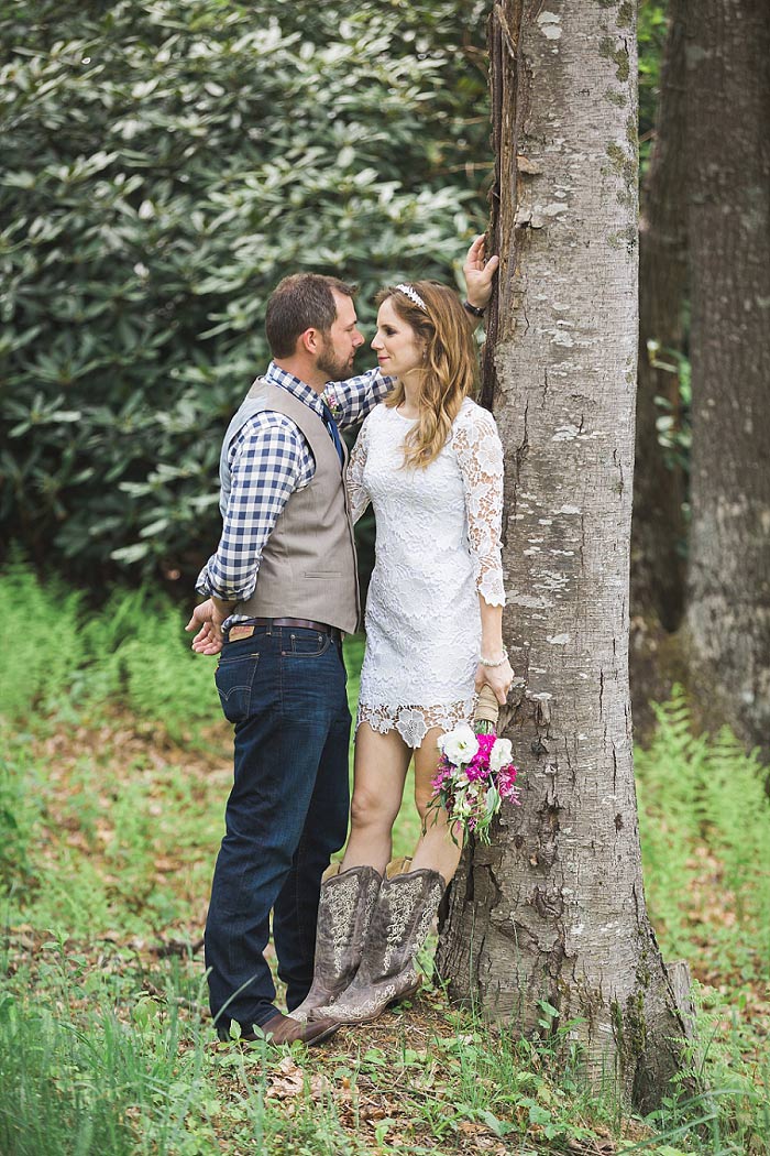 North Carolina elopement portrait