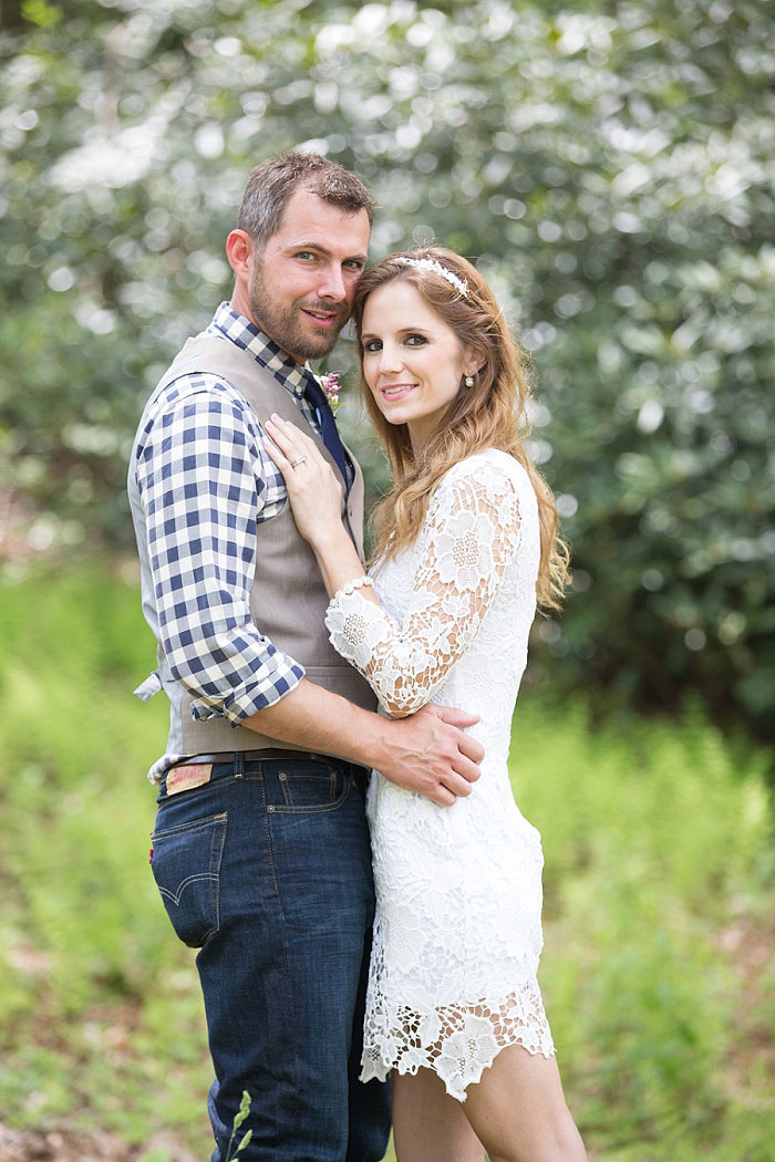 bride and groom portrait