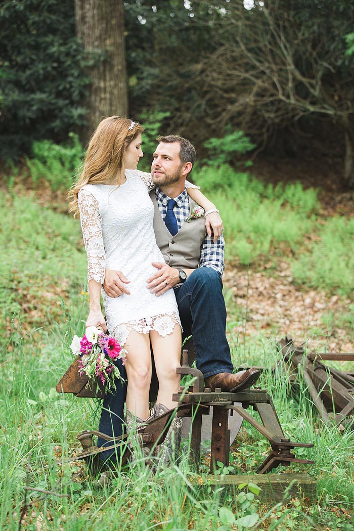 bride and groom portrait