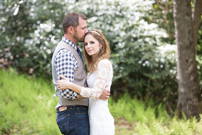 bride and groom portrait