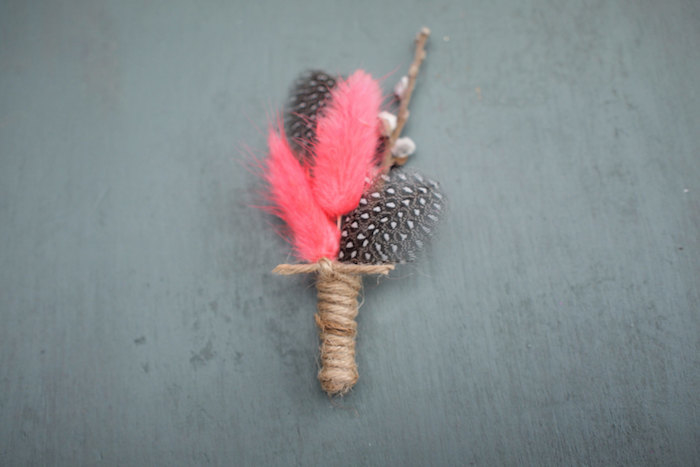 pink-boutonniere