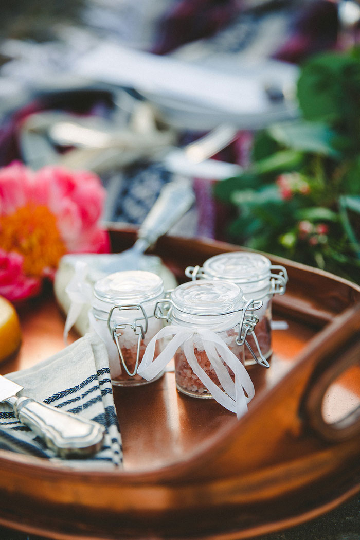 boho wedding picnic spread