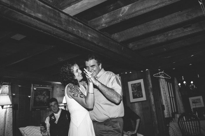 bride dancing with her father