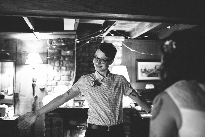 bride on the dance floor