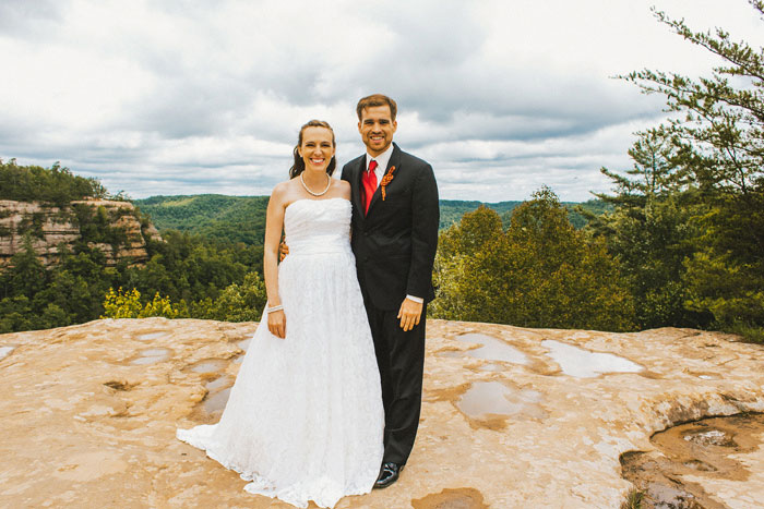 bride and groom portrait