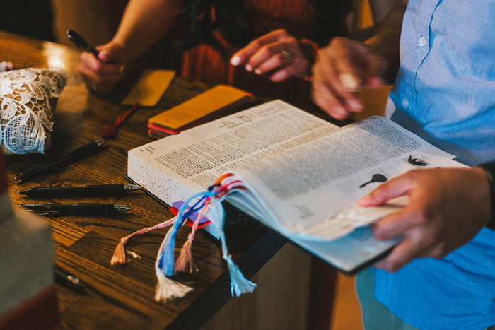 guests filling in guestbook