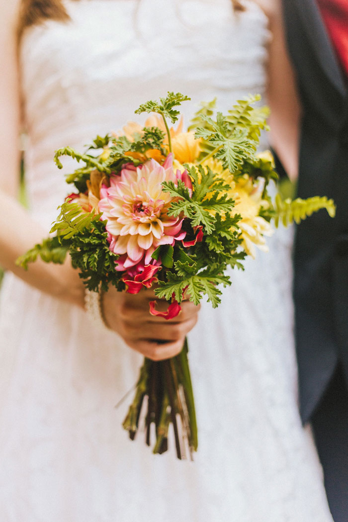 wildflower wedding bouquet