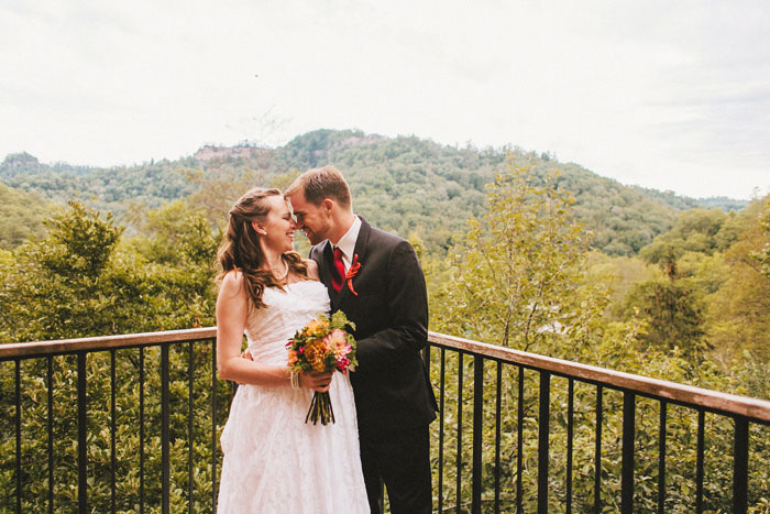 bride and groom portrait