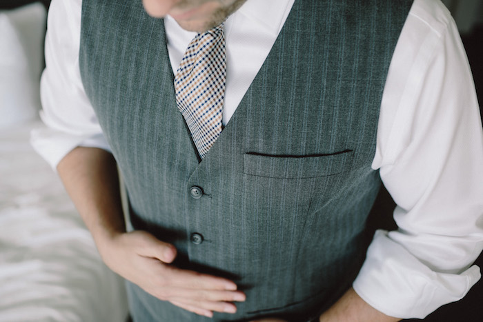 groom getting ready