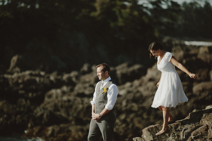 first look session by the ocean