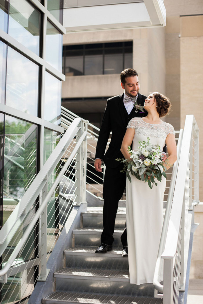 intimate museum wedding