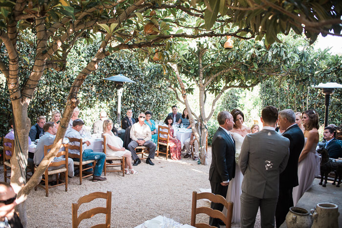 San Ysidro ranch wedding ceremony