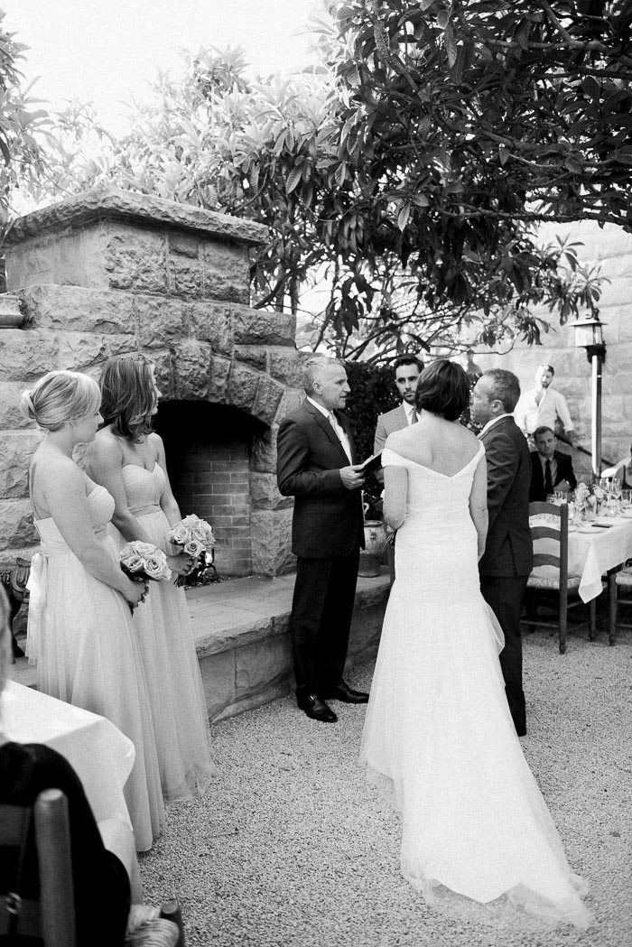 San Ysidro ranch wedding ceremony