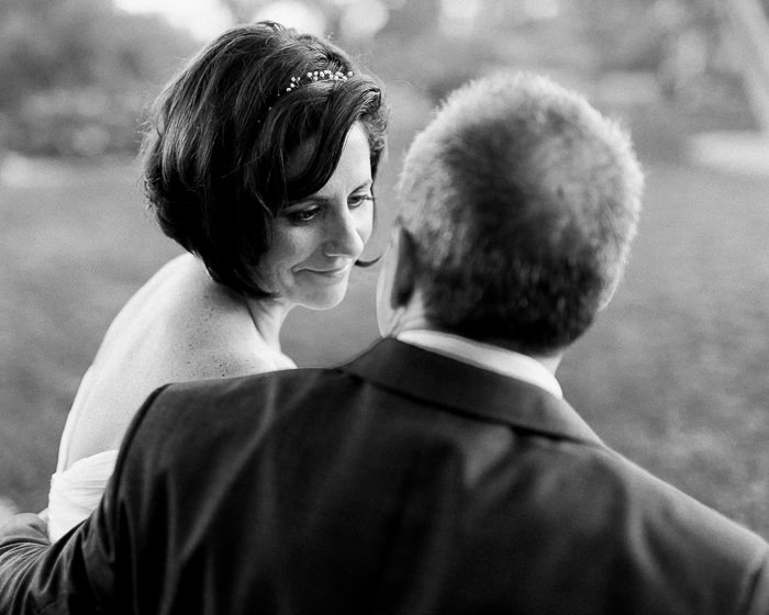 bride and groom portrait