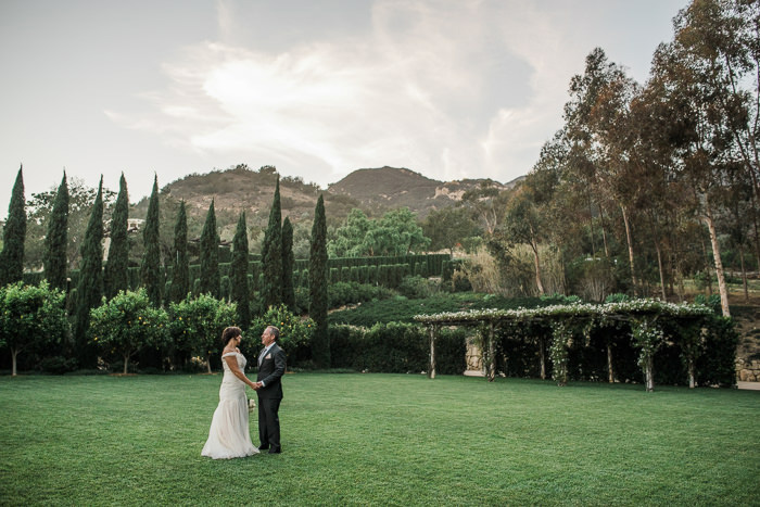 Intimate California ranch wedding