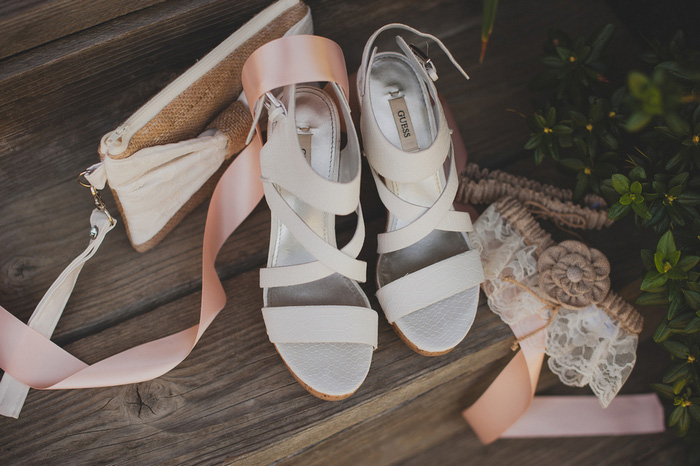 white wedding shoes