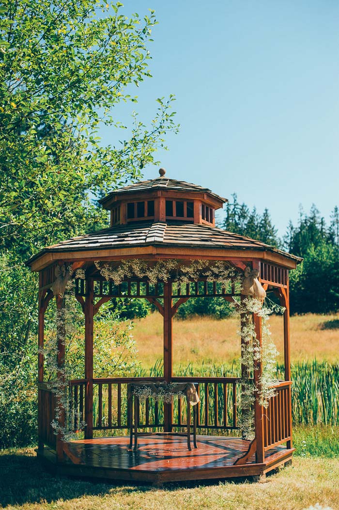 wedding ceremony gazebo