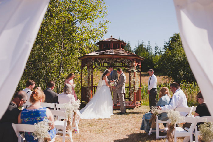 gazebo wedding ceremony