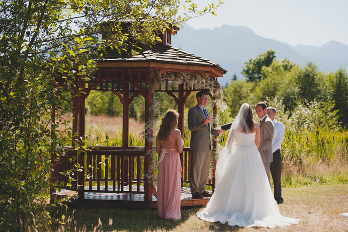 gazebo wedding ceremony