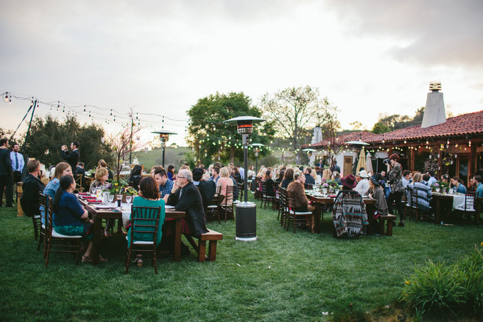 casitas estate wedding reception