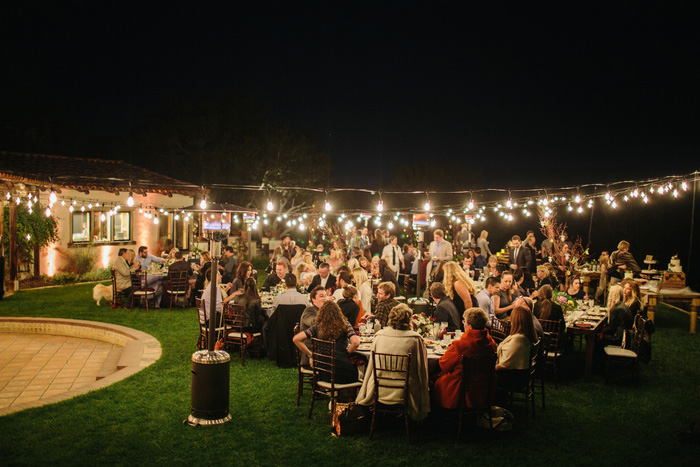 casitas estate wedding reception