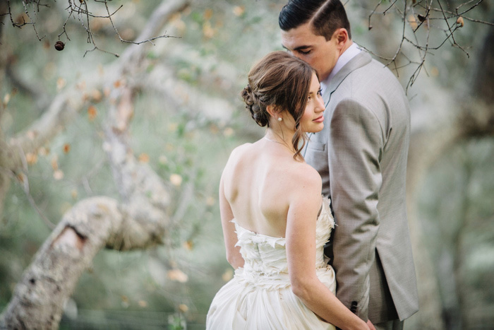 bride and groom portrait