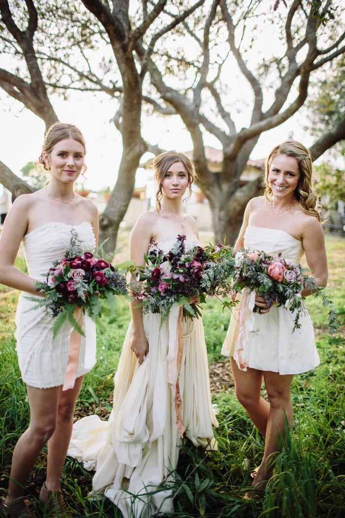 bridal party portrait