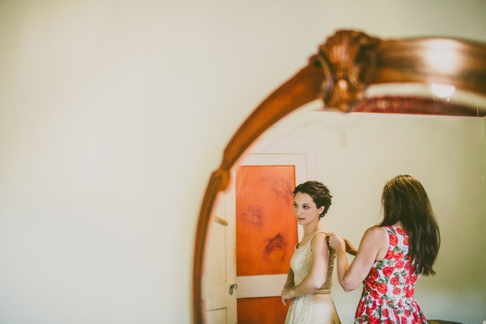 bride getting ready